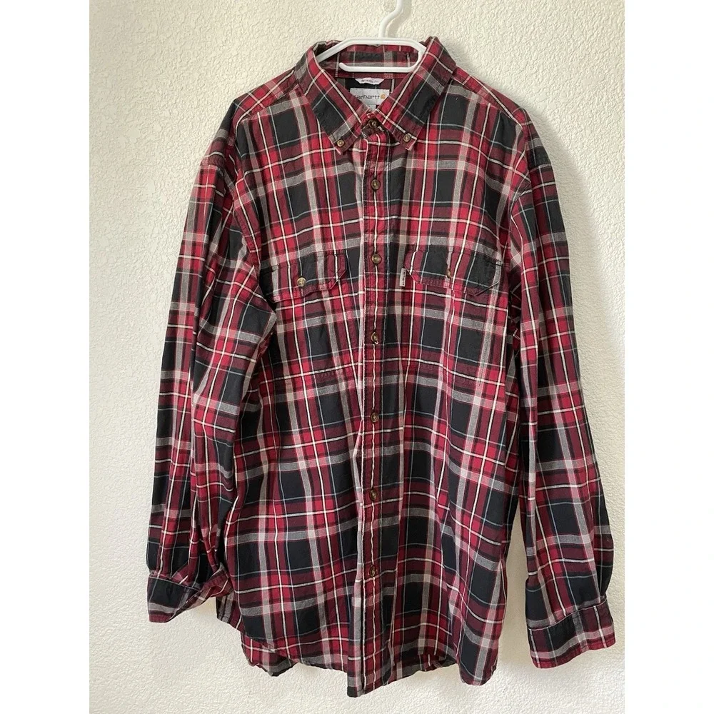 Carhartt Rugged Flex Relaxed Fit Midweight Shirt Men's Size XL‎ C90